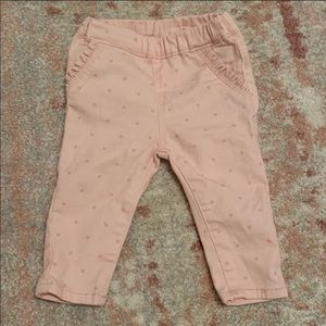 Baby Girl Pink Heart Jeggings